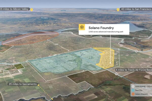 ‘Utopian’ city California Forever announces huge tech manufacturing park