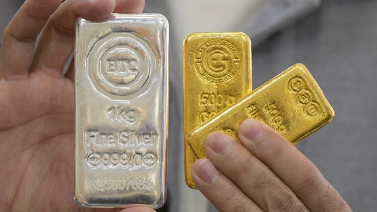 Gold and silver extend sell-off after historic plunge — yellow metal drops 5%