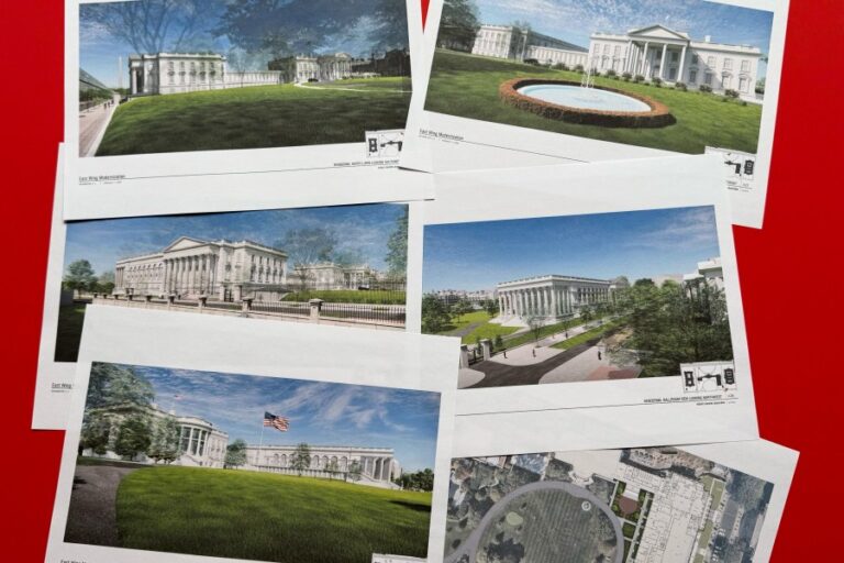 Trump administration asks appeals court to let White House ballroom construction resume